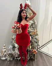 Strapless Sleeveless Mini Dresses