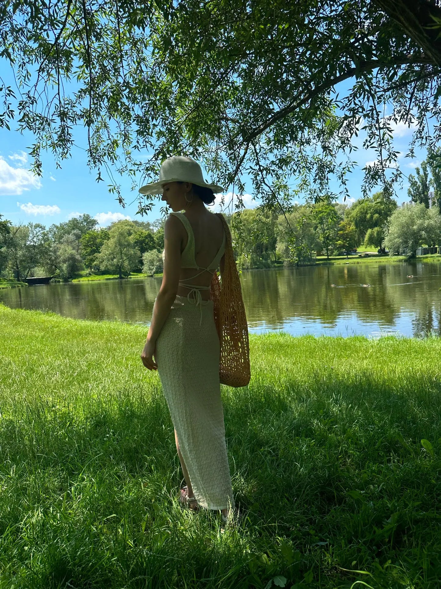 Bra Crop Top & Long Skirt Sets