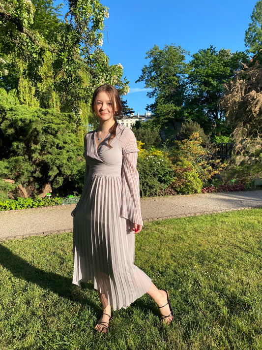 Vintage Style Flare Sleeve Loose Maxi Dresses