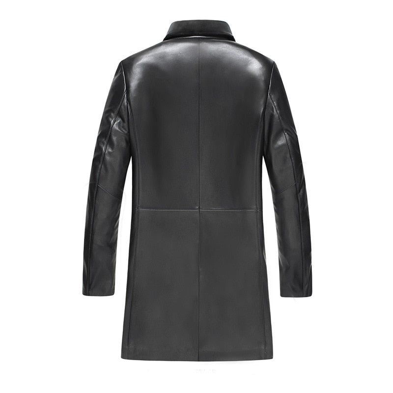 Genuine Leather Jackets Slim 3 Button