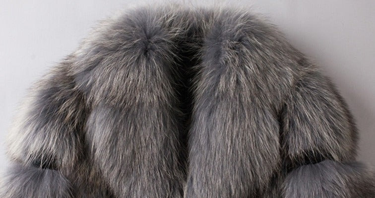 Genuine Real X-Long Fur Coats Full Pelt