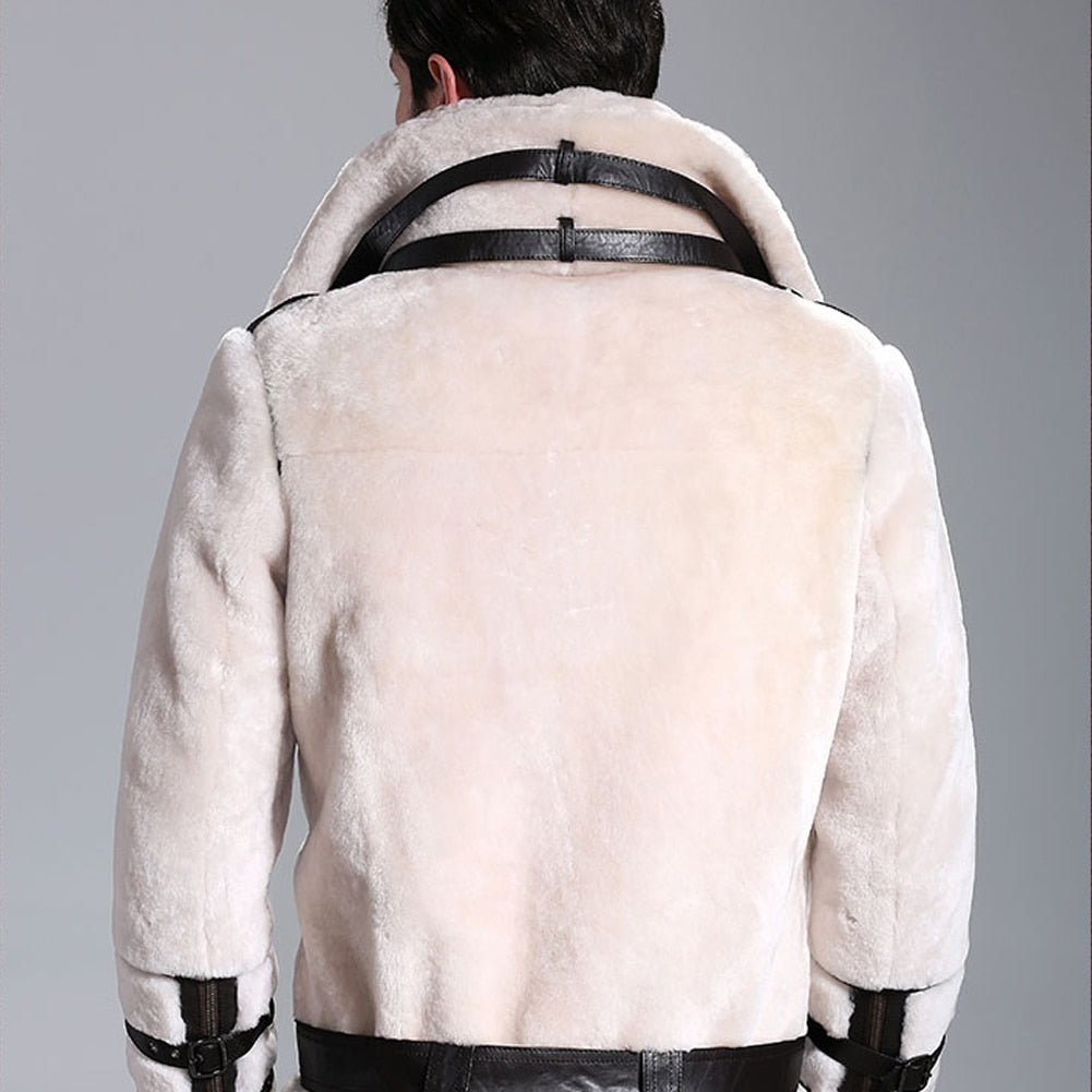 Genuine Leather Real Fur Shearling Coats