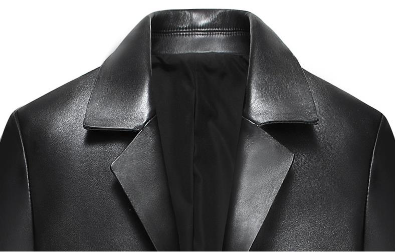 Genuine Leather Jackets Slim 3 Button