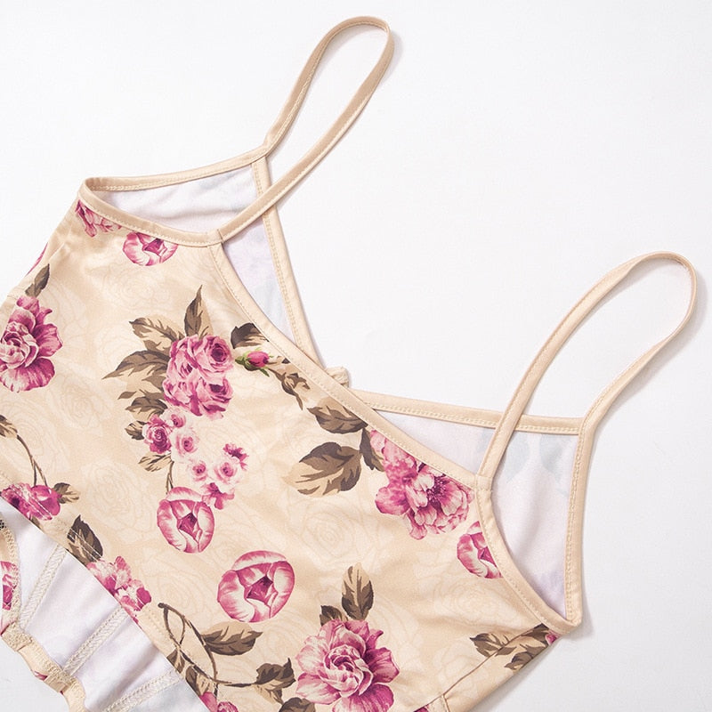 Flora Tank Crop Top & Long Skirts Set