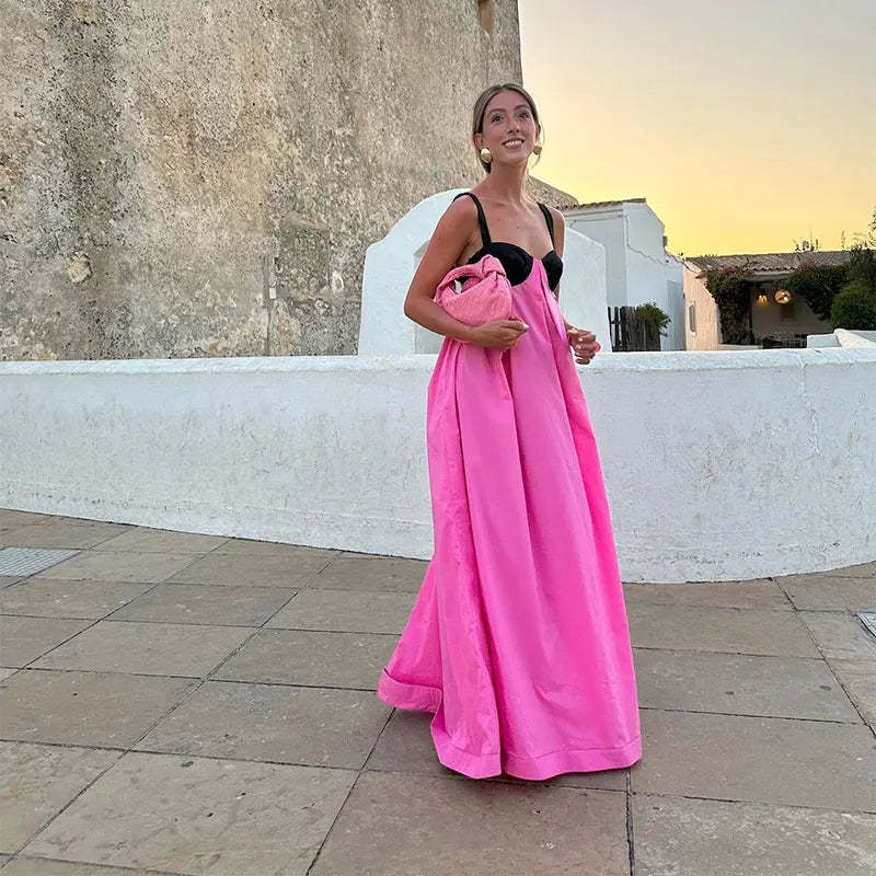 Backless Tie Loose Summer Dresses
