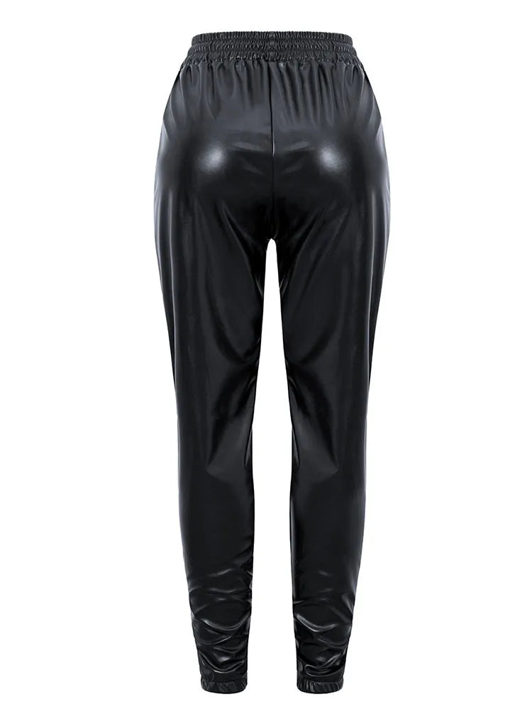 Pu Leather Pants Plus Size