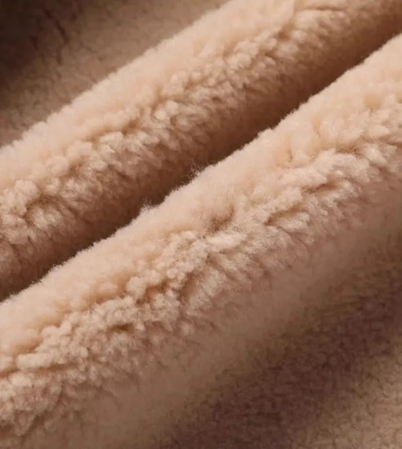 Genuine Leather Coats Real Fur Shearling