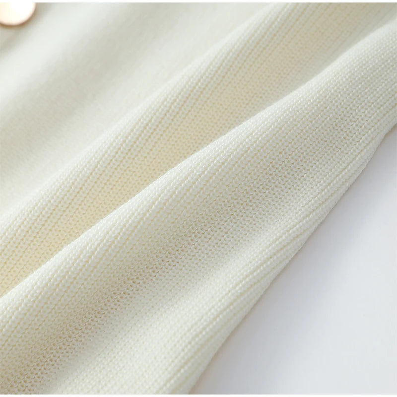 Knitted Sleeveless Button Up Long Dresses
