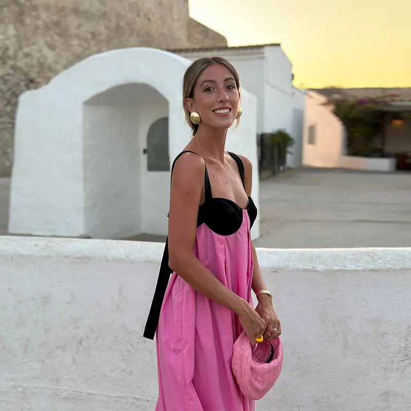 Backless Tie Loose Summer Dresses