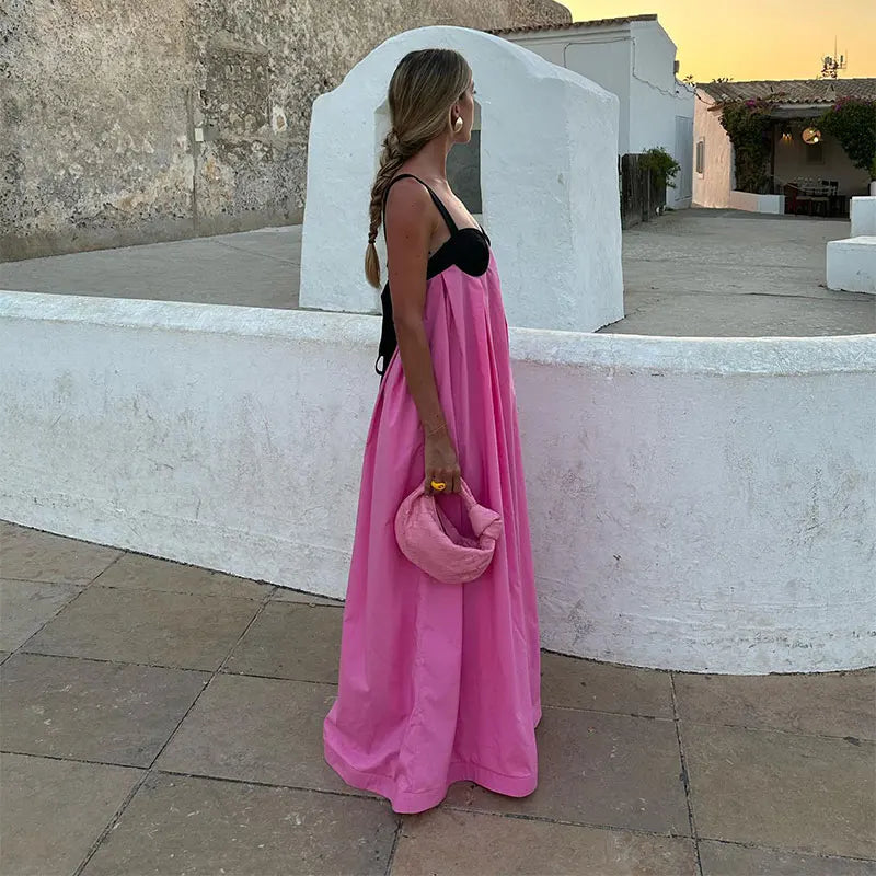 Backless Tie Loose Summer Dresses