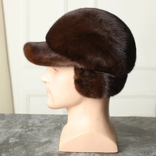 Real Whole Mink Fur Hats