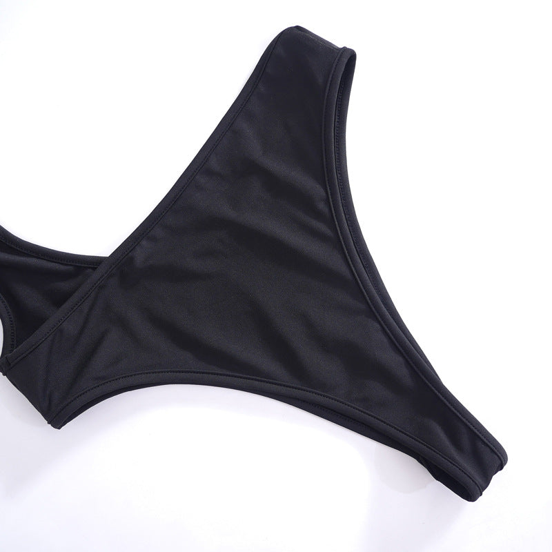 Black Double Hollow One Piece