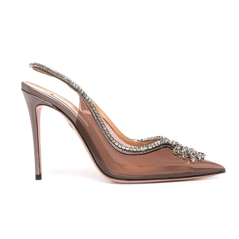 Crystal Transparent Thin High Heels