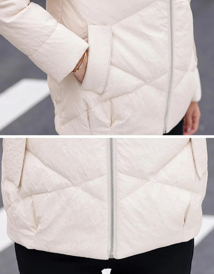 Leather Jackets Duck Down Hooded Real Fur