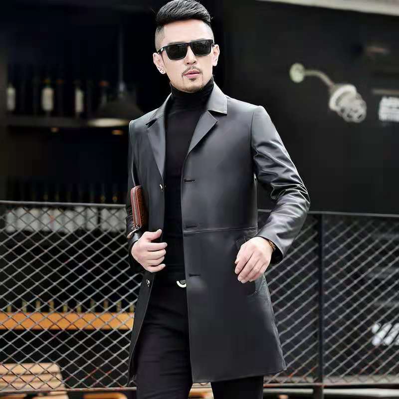 Genuine Leather Jackets Slim 3 Button