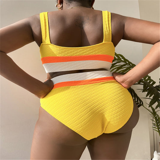 Splicing Bikini Sets Plus Size