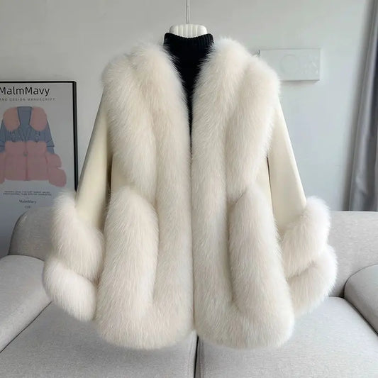 Genuine Leather Coats Real Fur Duck Down