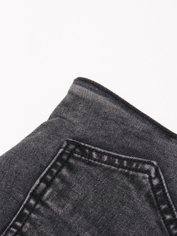 Jean Pocket Skirt Denim Shorts