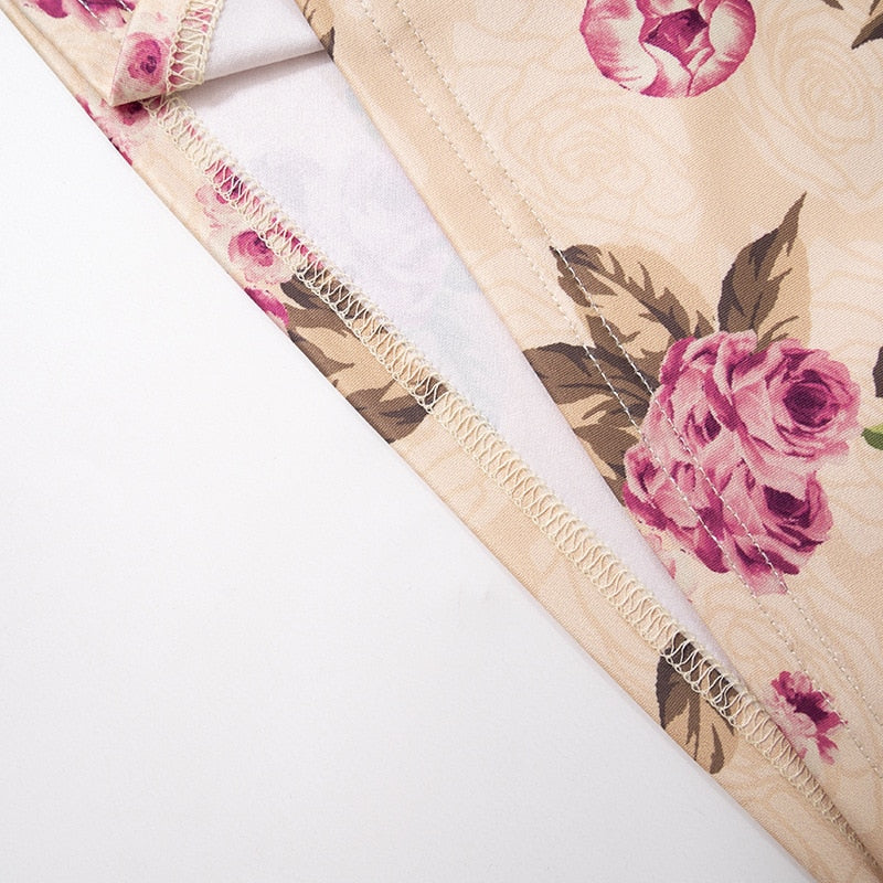 Flora Tank Crop Top & Long Skirts Set