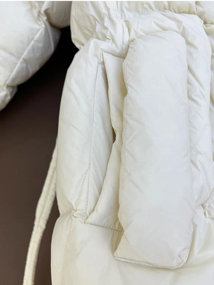 Goose Down Coats Real Fox Fur Collar