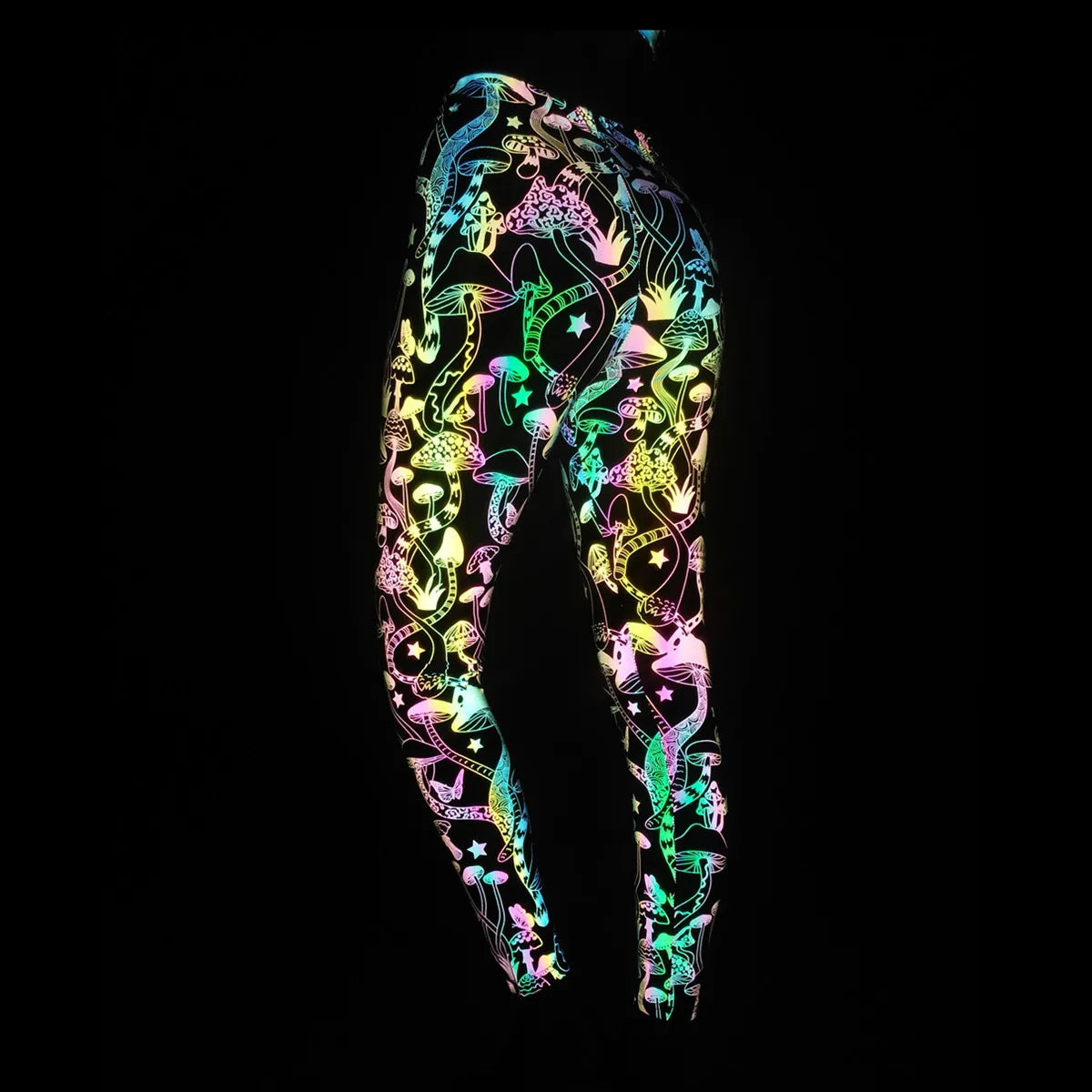 Mushroom Colorful Reflective Bra & Leggings Sets