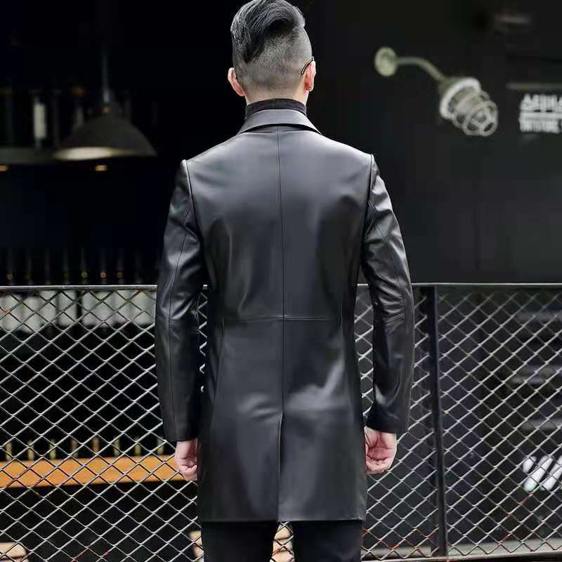 Genuine Leather Jackets Slim 3 Button