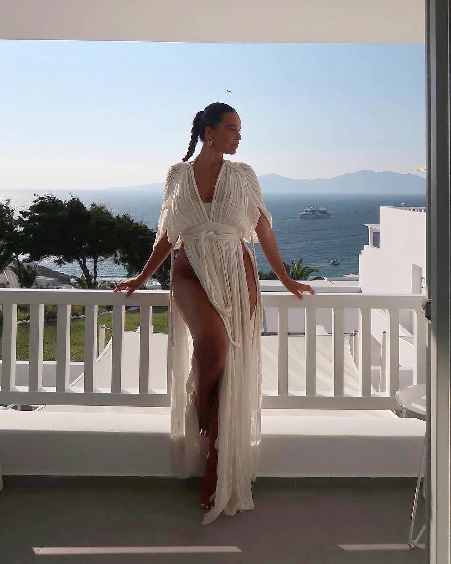 V Neck Boho Summer Maxi Dresses