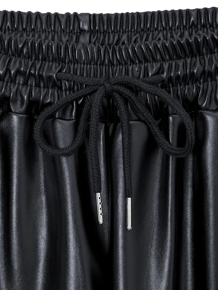 Pu Leather Pants Plus Size