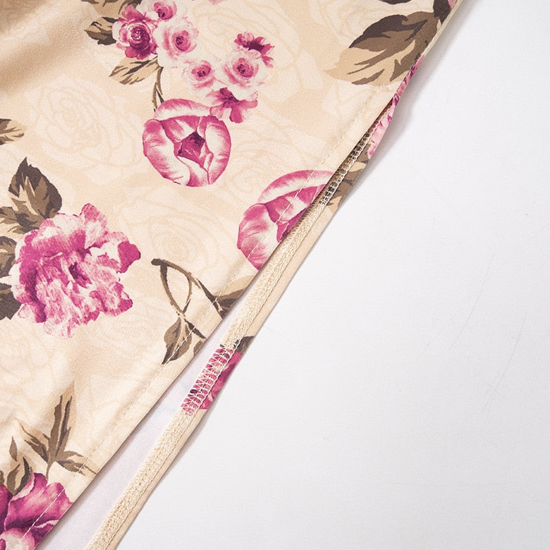 Flora Tank Crop Top & Long Skirts Set