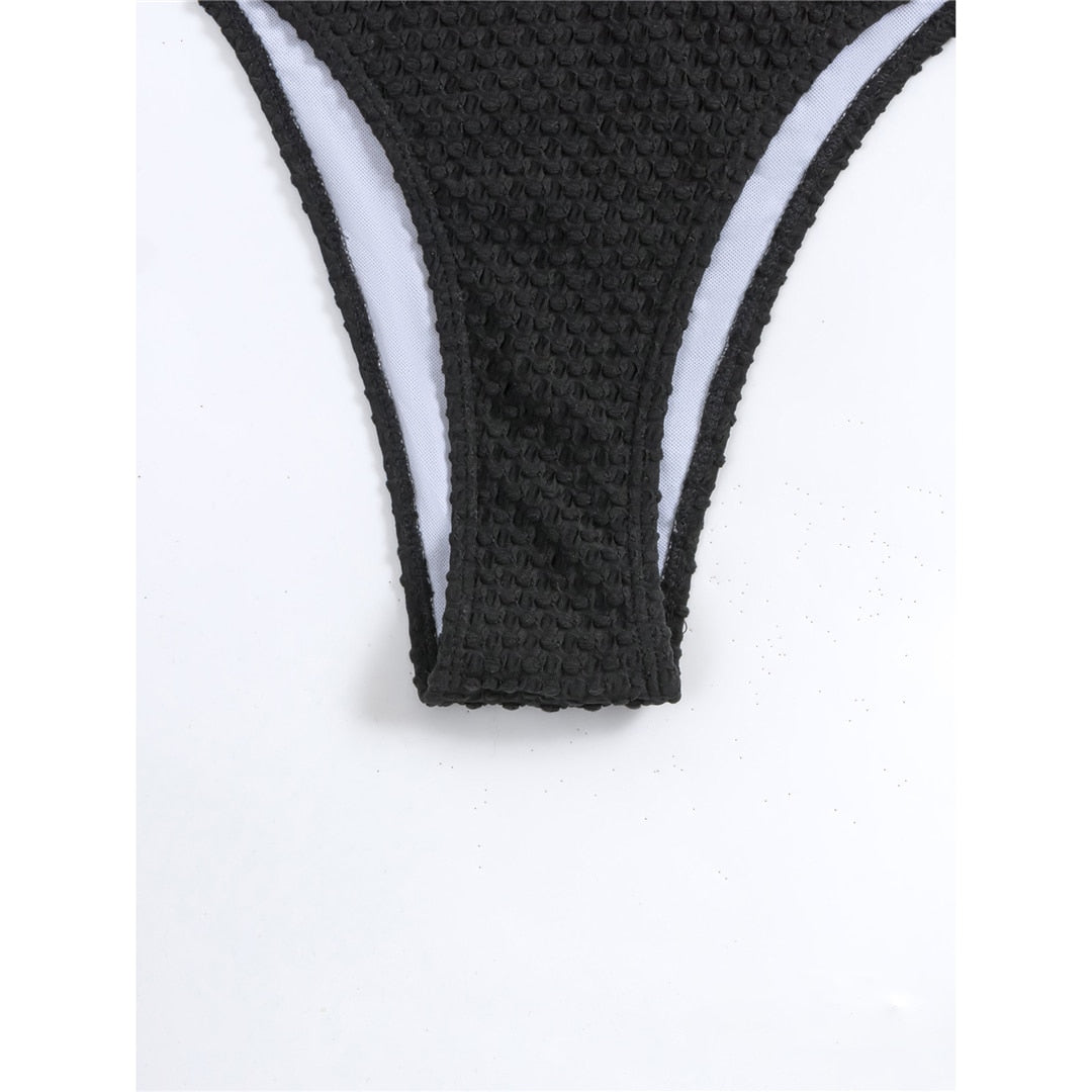 Rhinestone DYI Tie Bikini Set