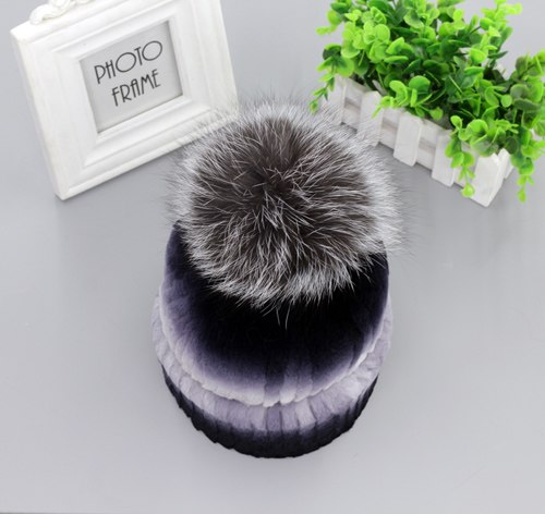Genuine Handmade Fur Ball Beanies