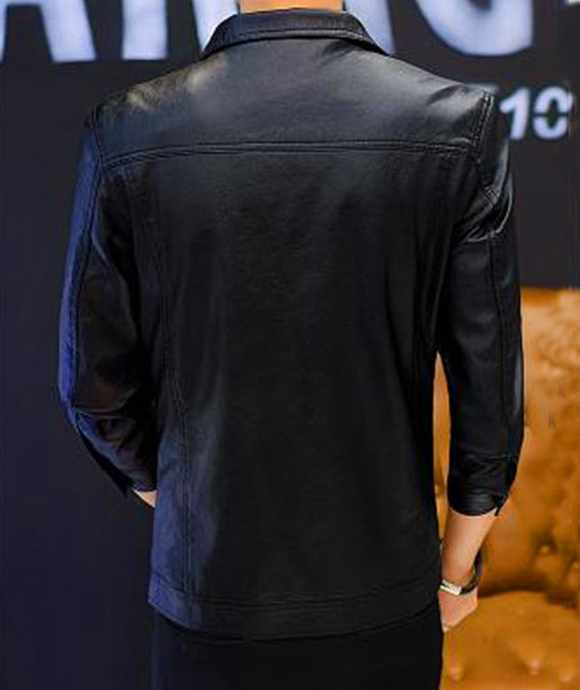 PU Leather Denim Cut Style Jackets