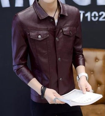 PU Leather Denim Cut Style Jackets