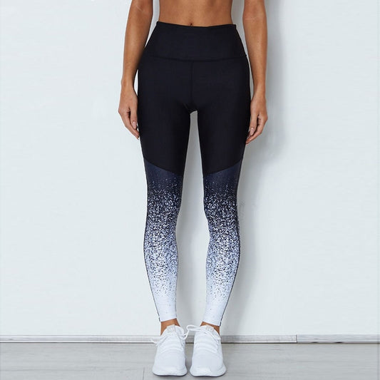 Print Sport Bra High Waist Leggings Fitness Set