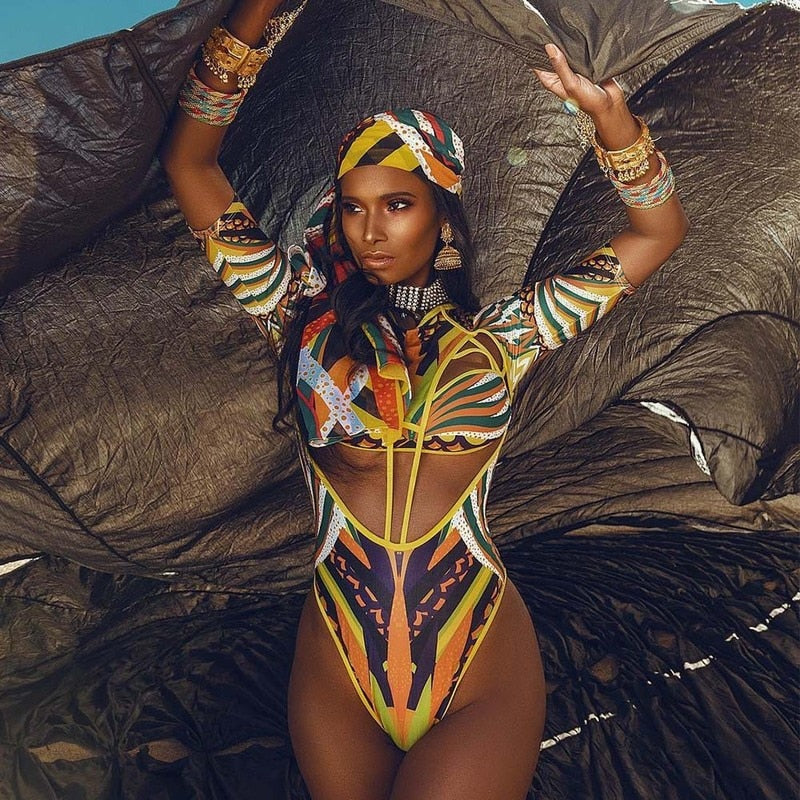 Tribal Print One Pieces