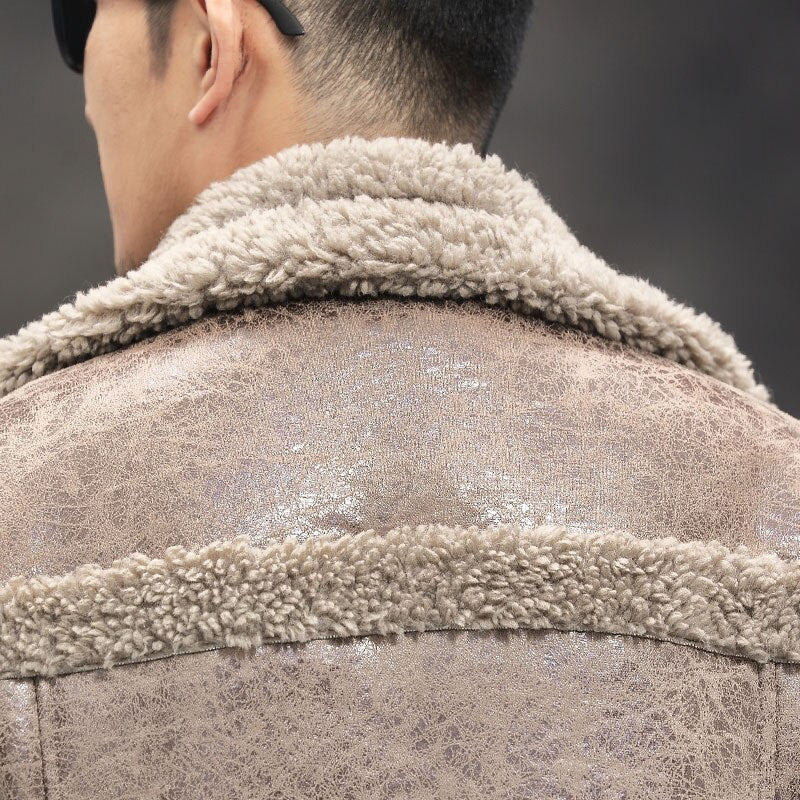 Genuine Shearing Fur Double-sided Long Coats