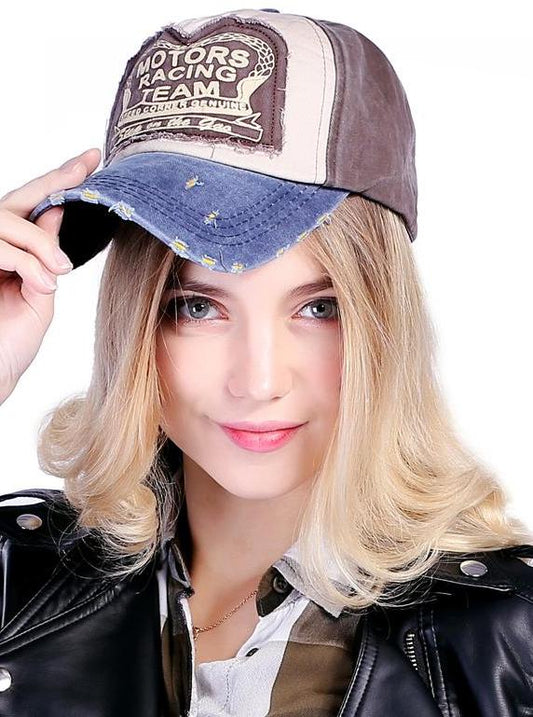 Motor Racing Team Curved Cap