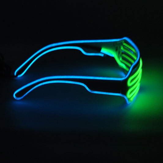 Neon LED Light Party, DJ, Rave Bright Shutter Glasses