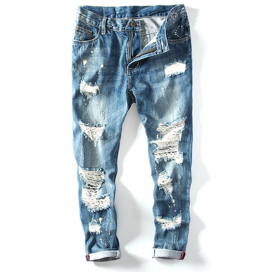 Light Blue Torn Jeans