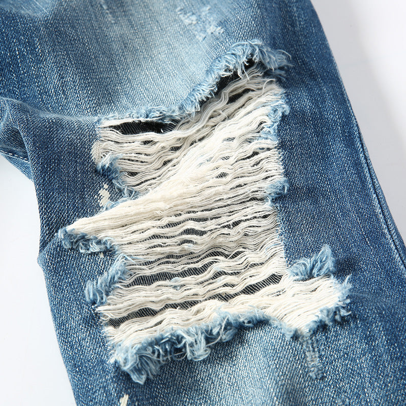 Light Blue Torn Jeans