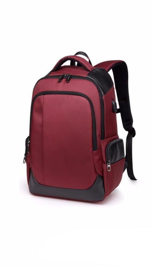 Bulletproof Backpack Red Double Zipper