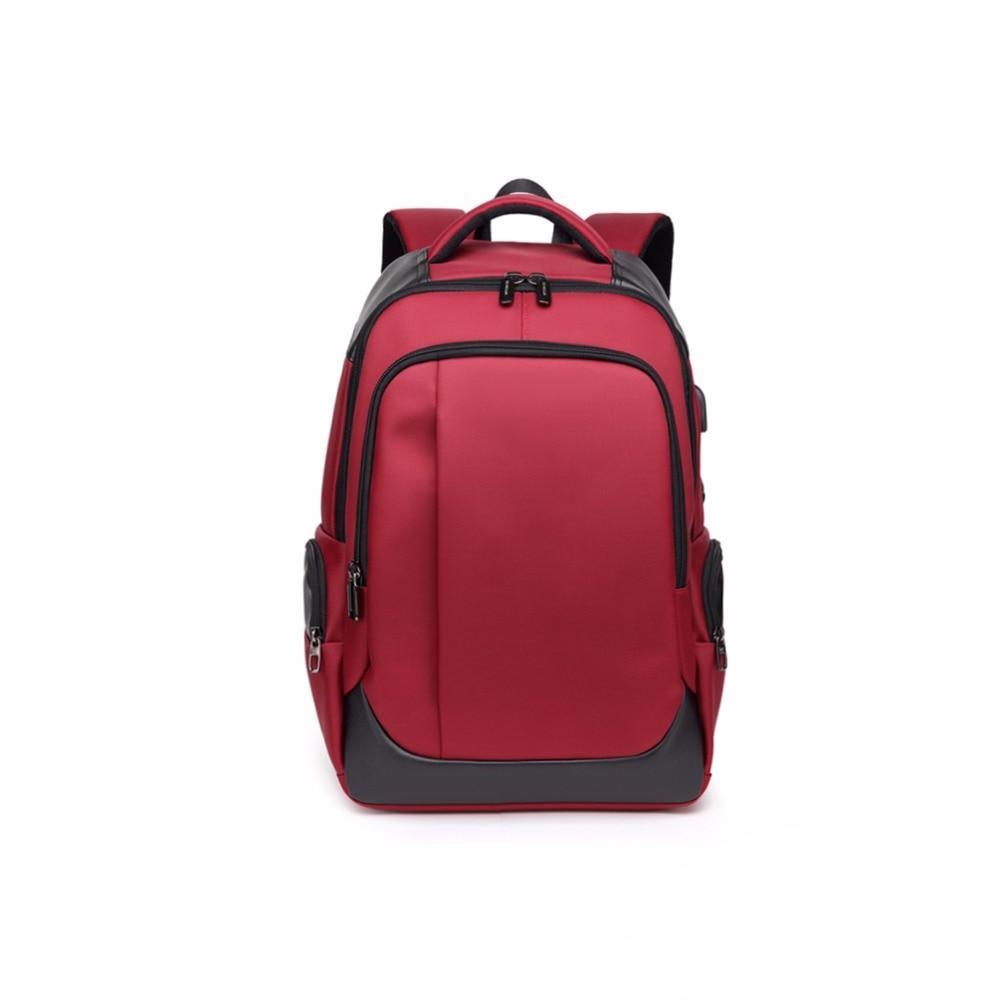 Bulletproof Backpack Red Double Zipper