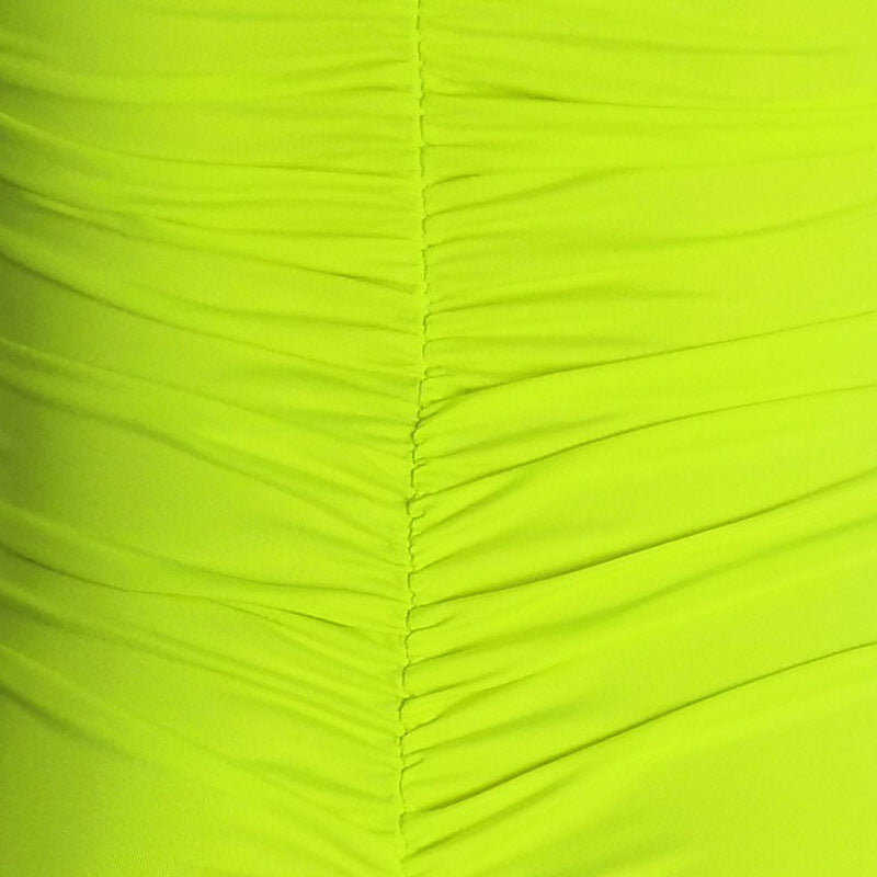 Ruched Strapless Bodycon Mini Dresses