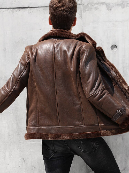Genuine Leather Natural Shearling Jackets