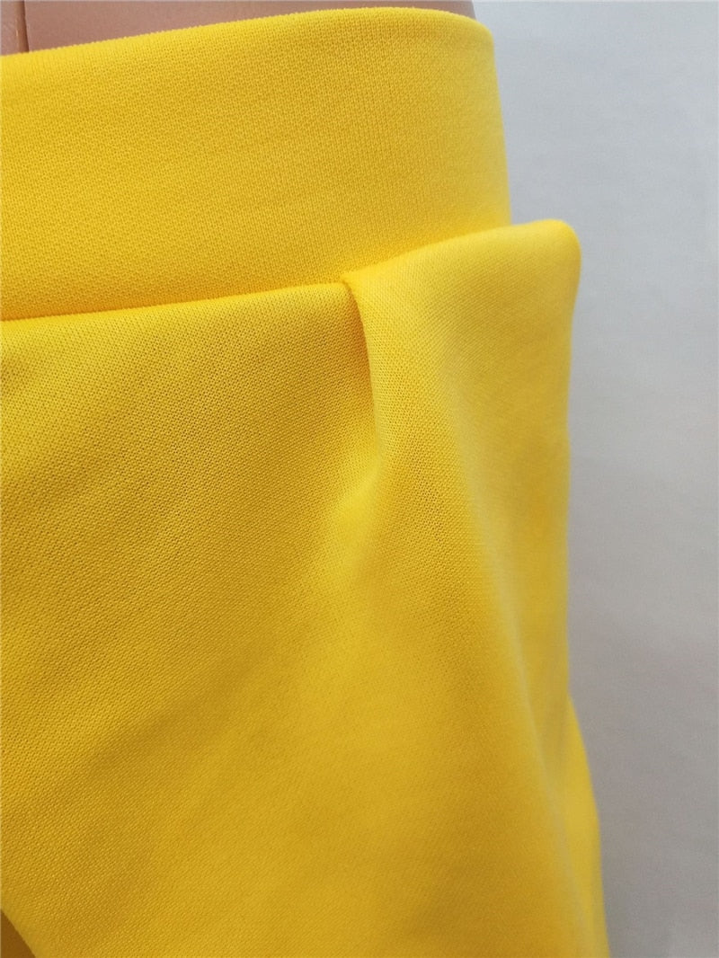 Zipper Front Slash Neck Off Shoulder Long Puff Sleeve Jumpsuits