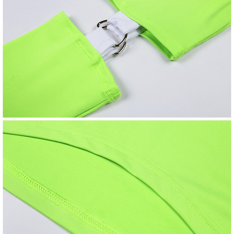 Long Sleeve Turtleneck Micro Crop