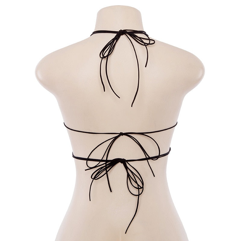 Reflective Star Camis Crop Top