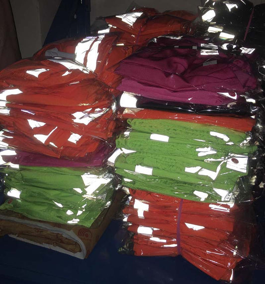 Neon Reflective Striped Fitness Sets