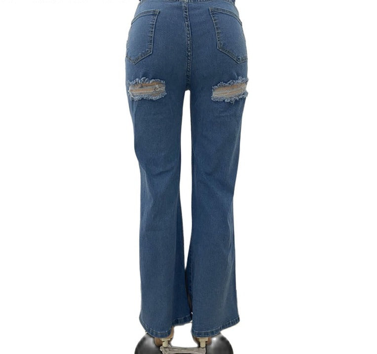 Flare One Long Split Jeans