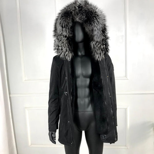 Waterproof Coats Real Fur Lined & Hooded Parka